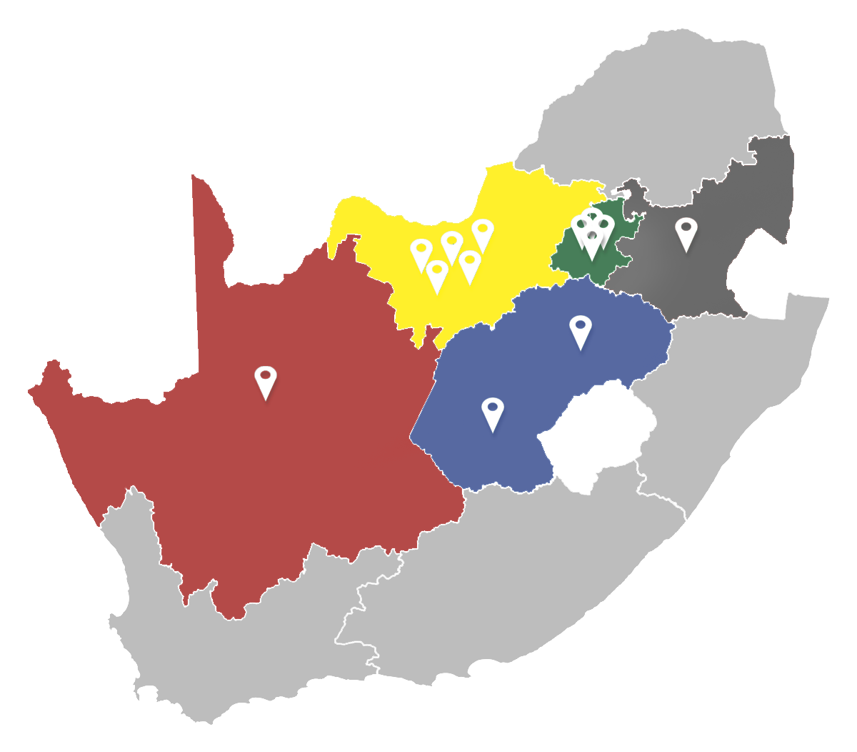 Incredible Door North West brances map