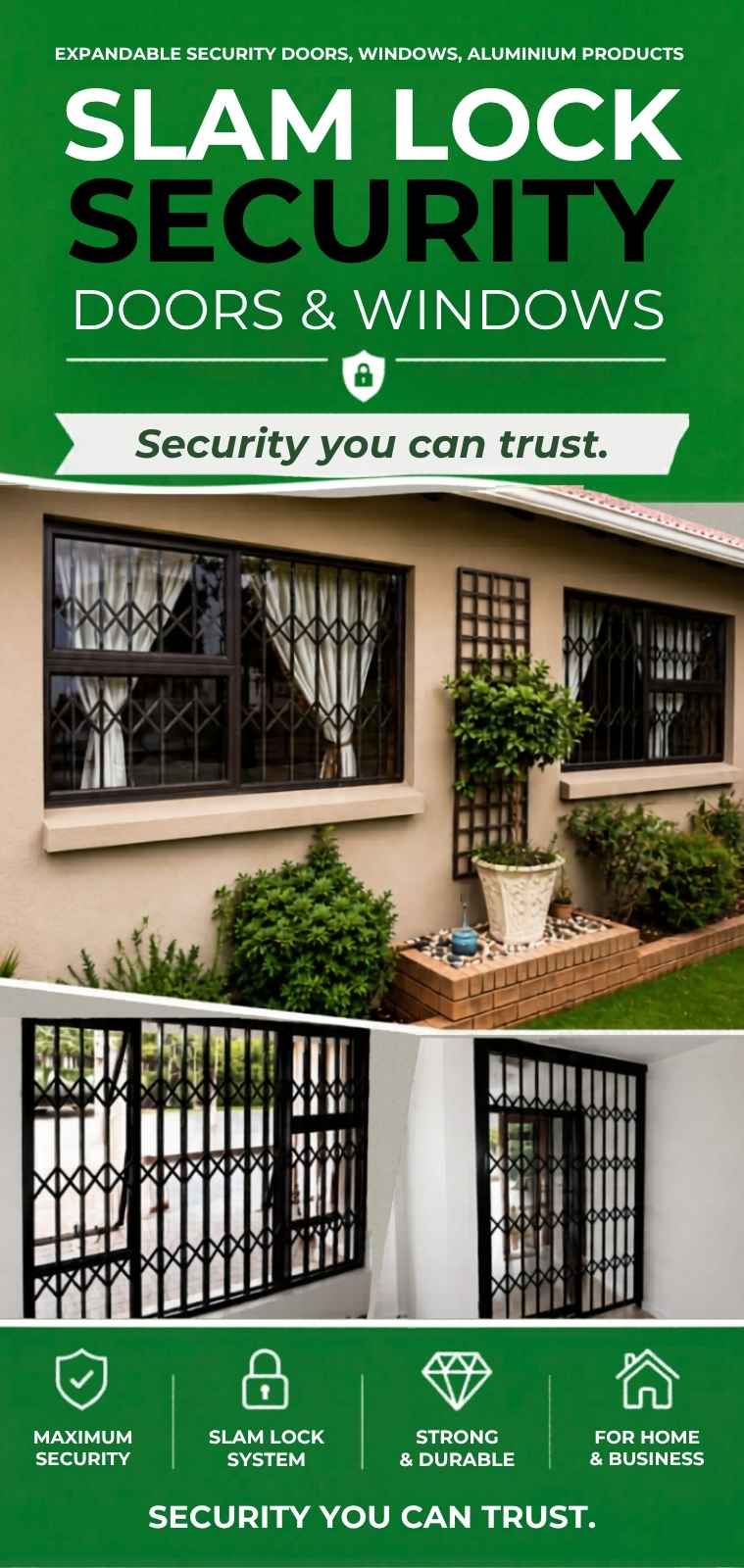 Expandable Security Doors & Windows - Incredible Door